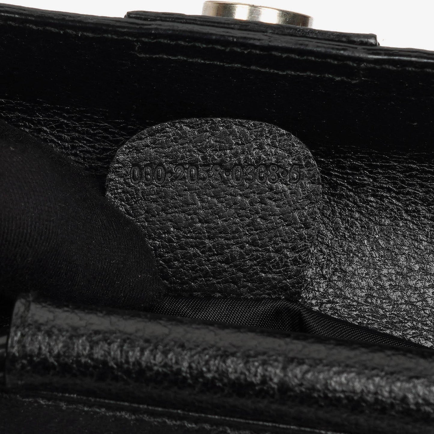 Gucci Vintage Zwei-Wege Kleine Schwarze Leder Umhängetasche