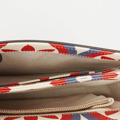 Gucci x adidas Shanghai Small Horsebit 1955 Schultertasche aus Kalbsleder mit Web, Trefoil und Interlocking G in Rot, Weiß und Blau