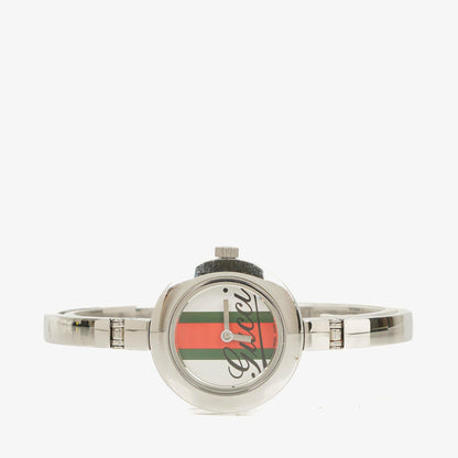 Gucci YA105 Damenuhr aus Edelstahl