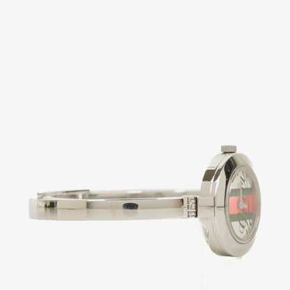 Gucci YA105 Damenuhr aus Edelstahl