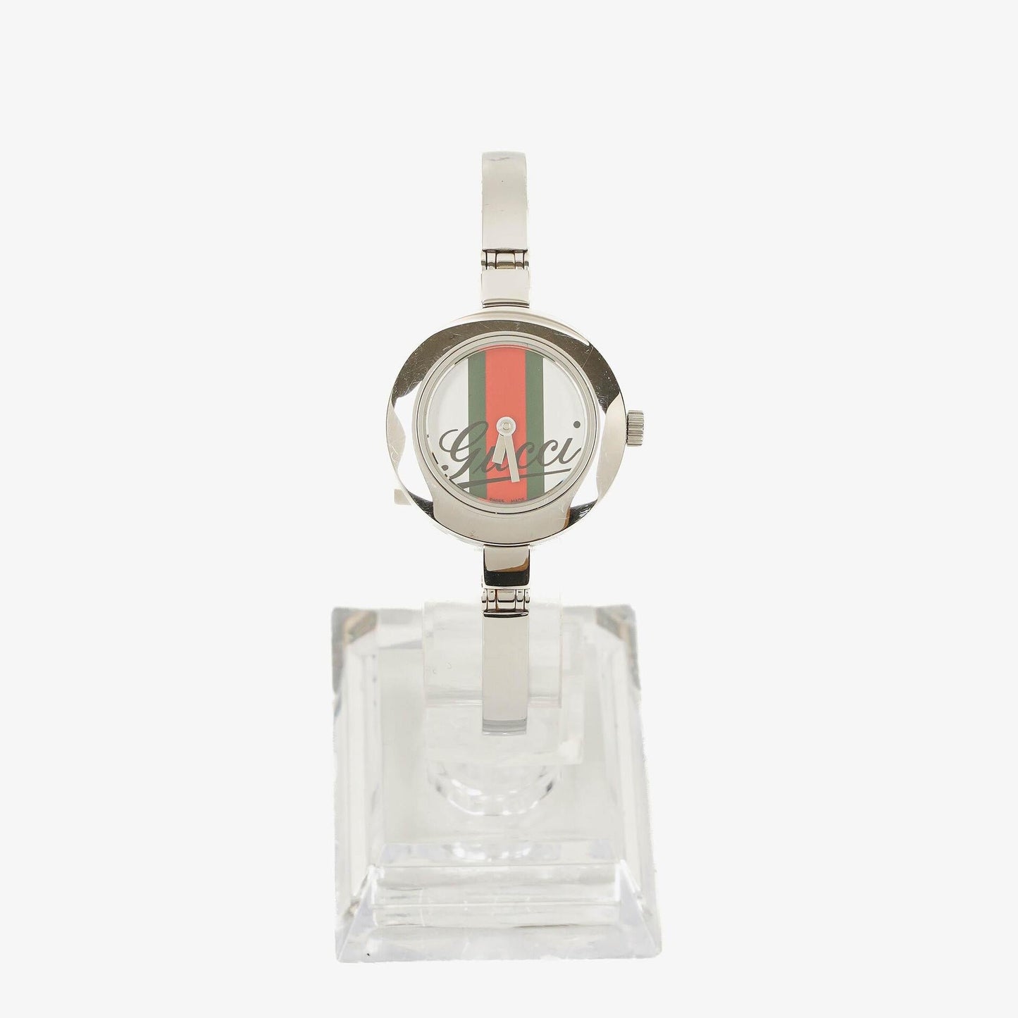 Gucci YA105 Damenuhr aus Edelstahl