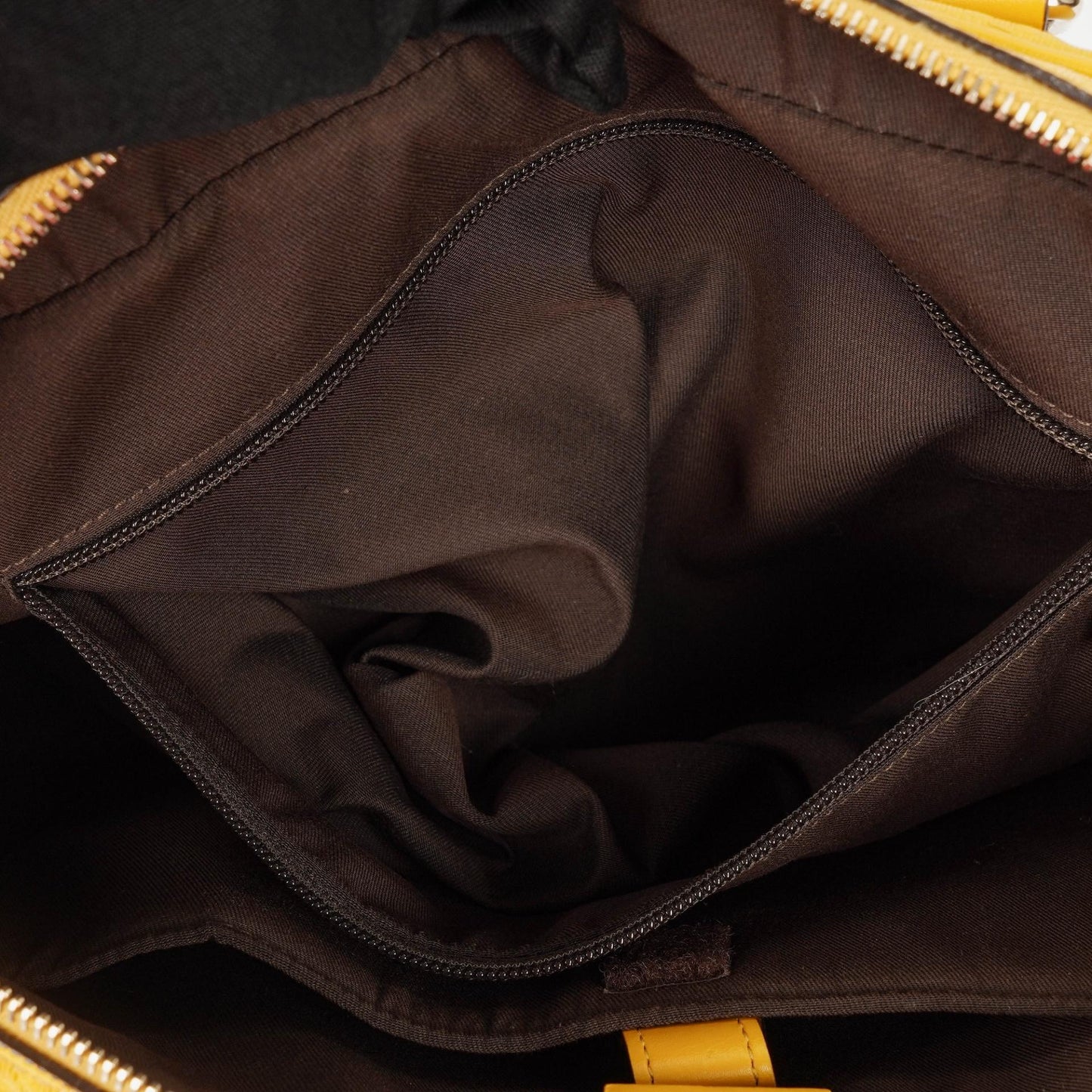 Gucci Gelbe Diamante Leder Business Tasche