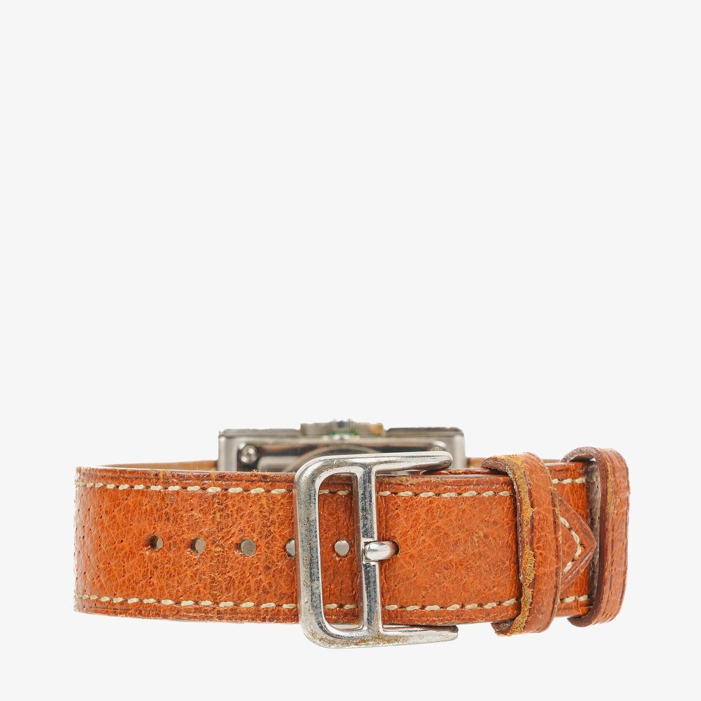 Hermès Belt Damenuhr 26 mm aus Leder und Edelstahl