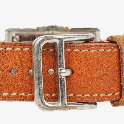Hermès Belt Damenuhr 26 mm aus Leder und Edelstahl