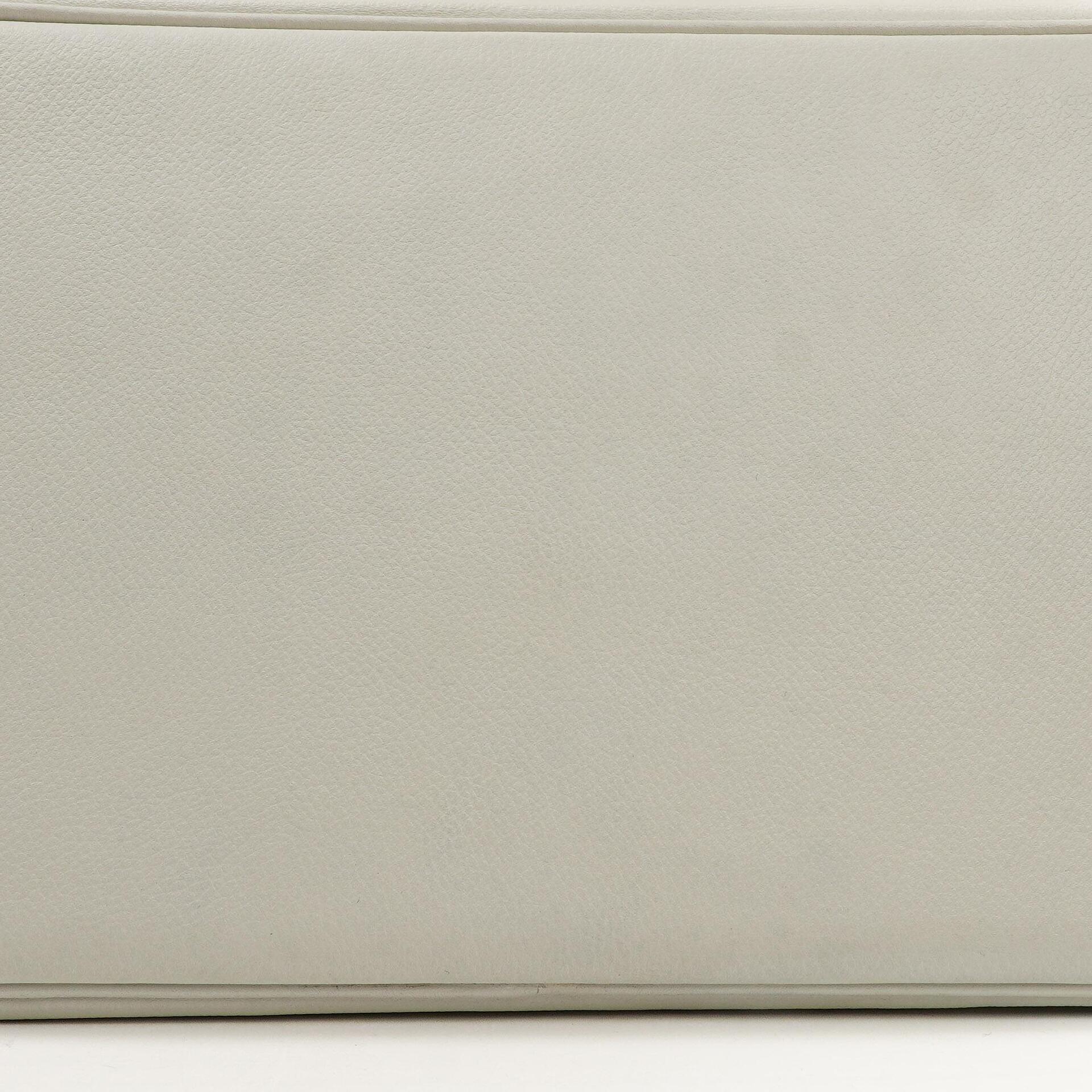 Hermès Birkin 32 Haut à Courroies Off White Leder mit goldener Hardware
