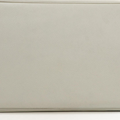 Hermès Birkin 32 Haut à Courroies Off White Leder mit goldener Hardware