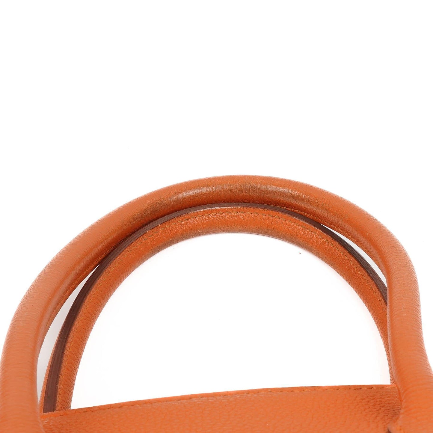 Hermes Birkin 35 orange Togo mit goldenen Beschlägen
