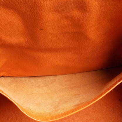 Hermes Birkin 35 orange Togo mit goldenen Beschlägen