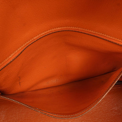Hermes Birkin 35, Orange Togo, Gold Hardware