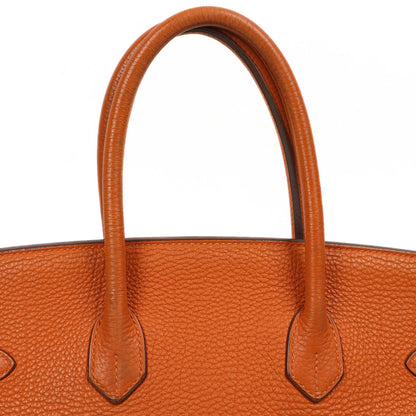 Hermes Birkin 35, Orange Togo, Gold Hardware