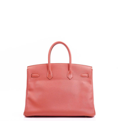 Hermès Birkin 35 Rose Jaipur Epsom mit Goldbeschlägen
