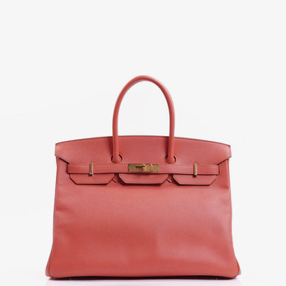 Hermès Birkin 35 Rose Jaipur Epsom mit Goldbeschlägen