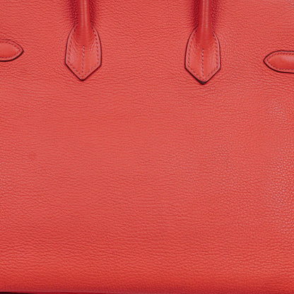 Hermès Birkin 35 aus Taurillon Clemence in Rose Jaipur mit Palladium-Hardware