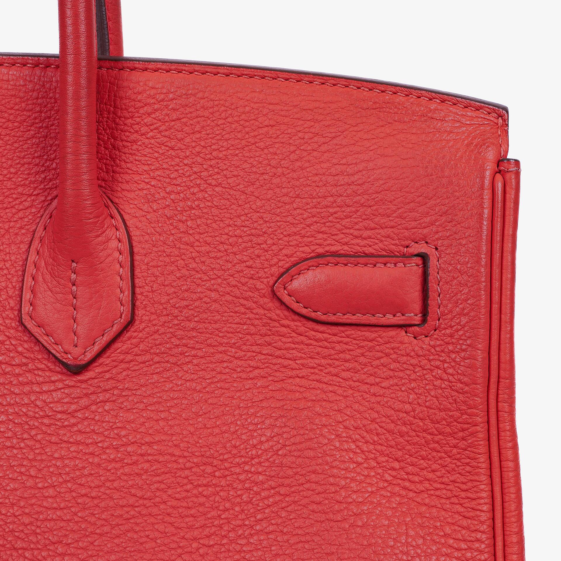 Hermès Birkin 35 aus Taurillon Clemence in Rose Jaipur mit Palladium-Hardware