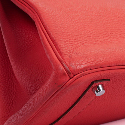 Hermès Birkin 35 aus Taurillon Clemence in Rose Jaipur mit Palladium-Hardware