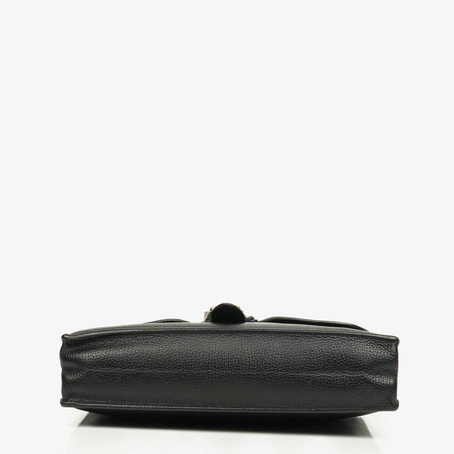 Hermès Sac à Dépêches 27 Tasche aus schwarzem Nero Clemence Leder