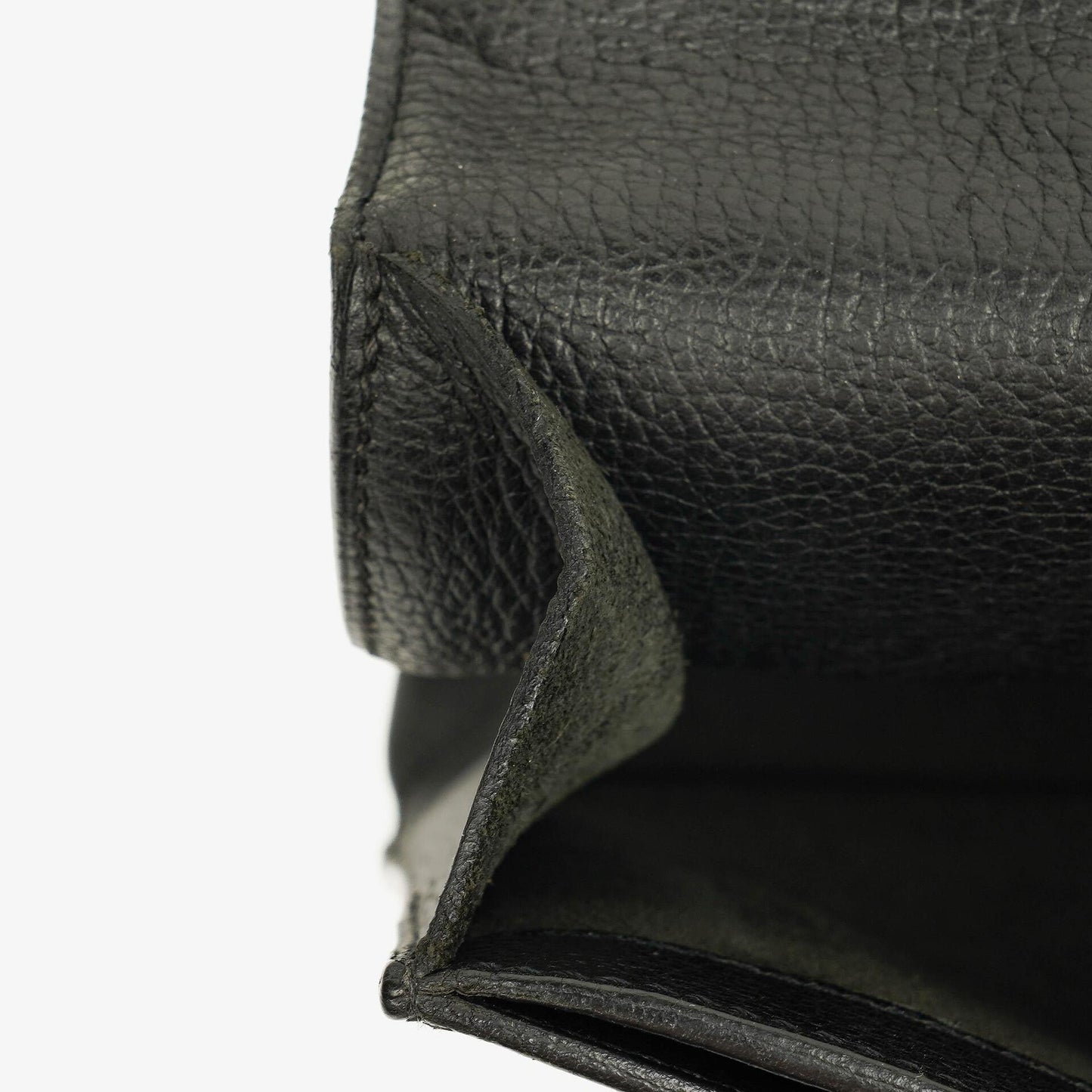 Hermès Sac à Dépêches 27 Tasche aus schwarzem Nero Clemence Leder