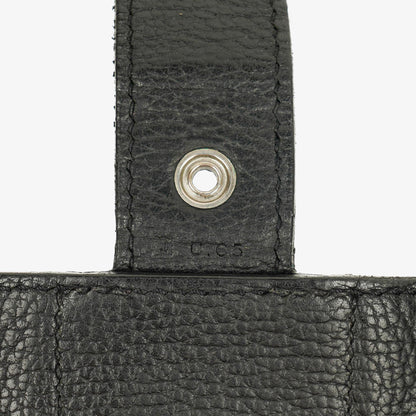 Hermès Sac à Dépêches 27 Tasche aus schwarzem Nero Clemence Leder