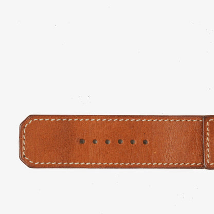 Hermès Cherche Midi CM1.210 Uhr aus Stahl und Leder