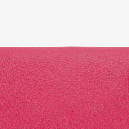 Hermès Kelly Longue Geldbörse aus Chevre Mysore in Rose Shocking