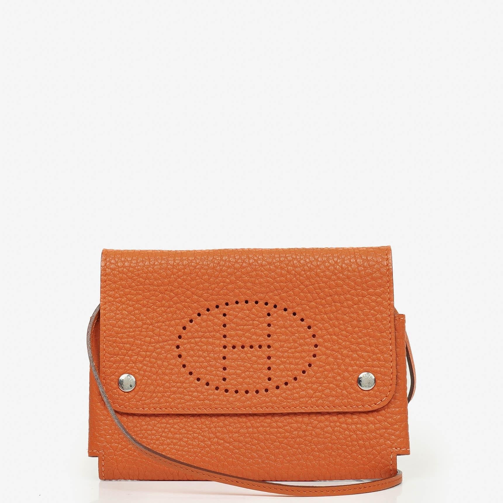 Hermès Mises et Relances Spielkartenhalter aus Clemence-Leder