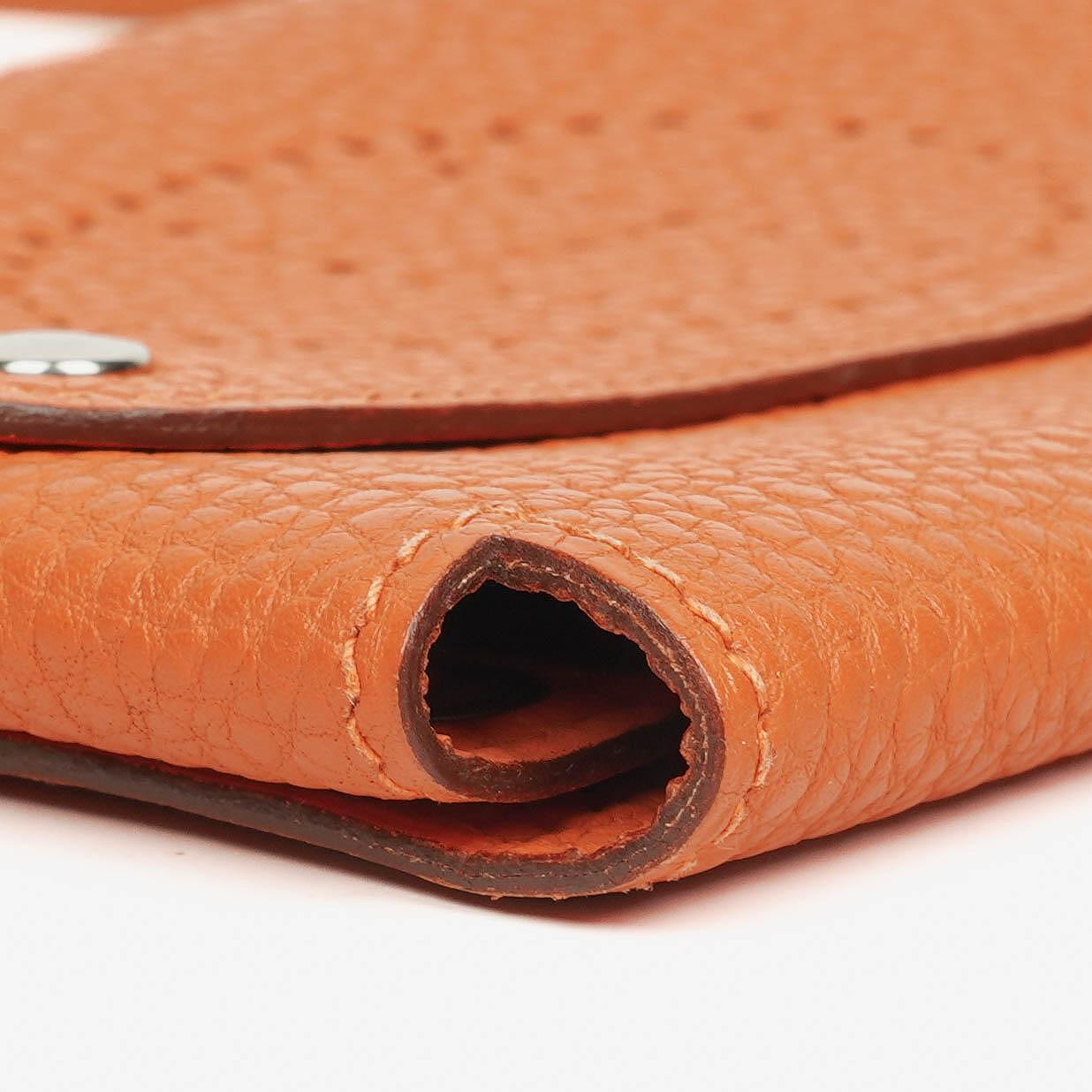 Hermès Mises et Relances Spielkartenhalter aus Clemence-Leder