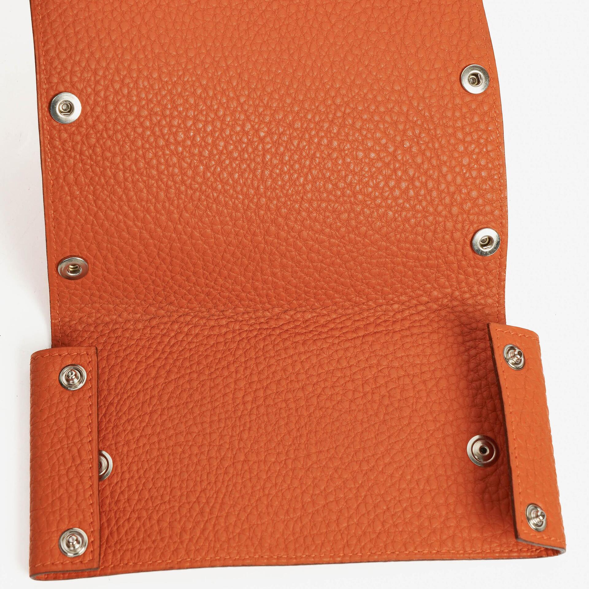 Hermès Mises et Relances Spielkartenhalter aus Clemence-Leder