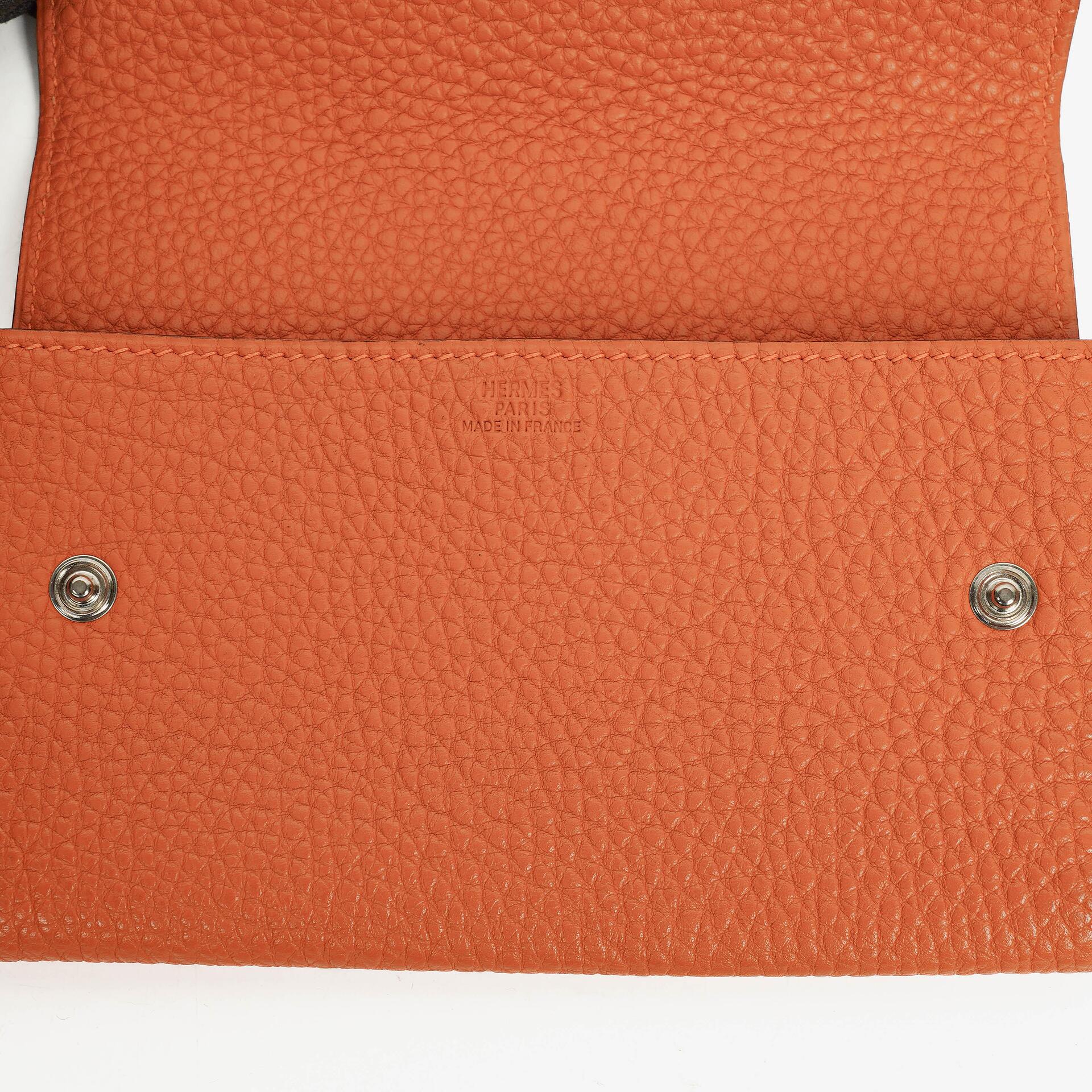 Hermès Mises et Relances Spielkartenhalter aus Clemence-Leder