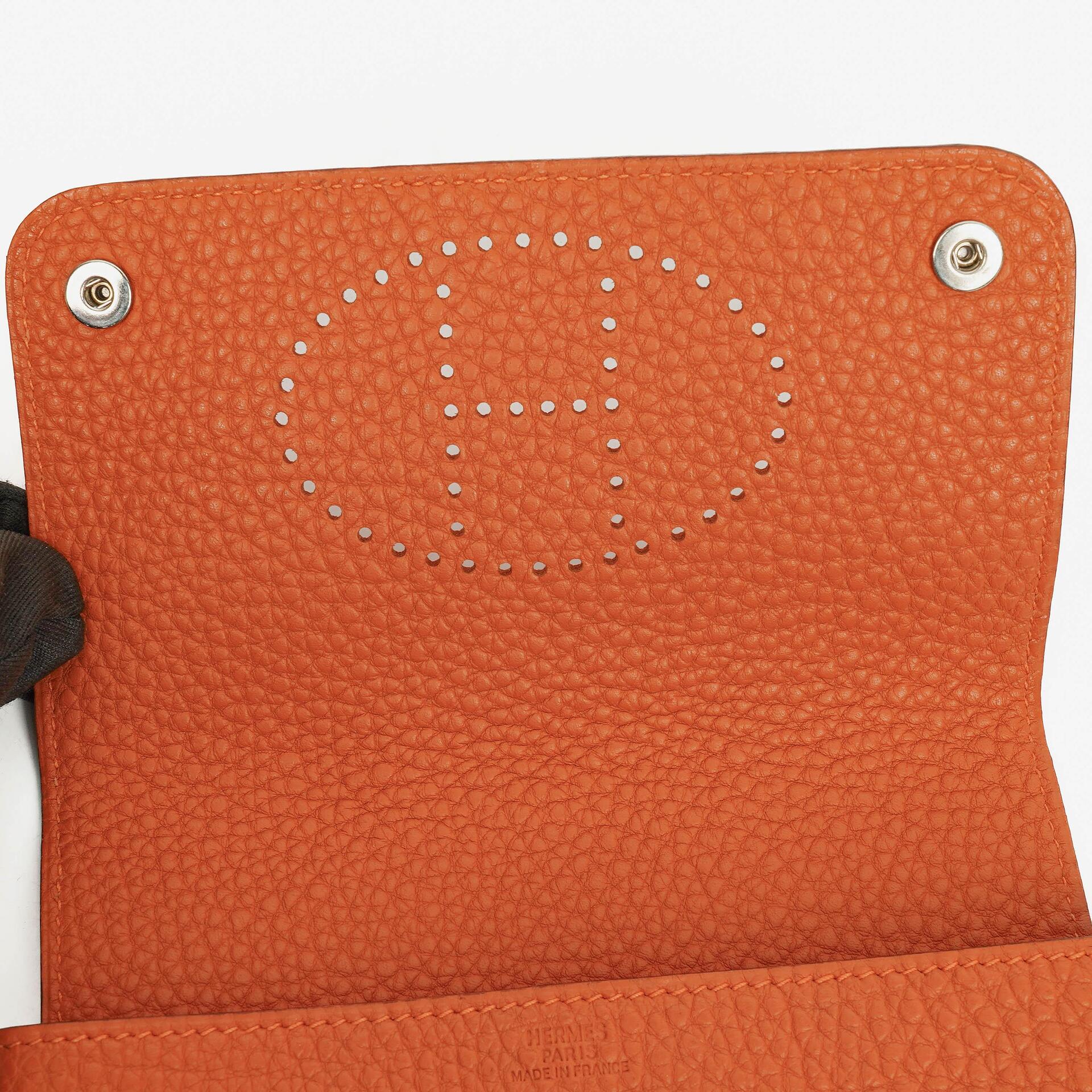 Hermès Mises et Relances Spielkartenhalter aus Clemence-Leder