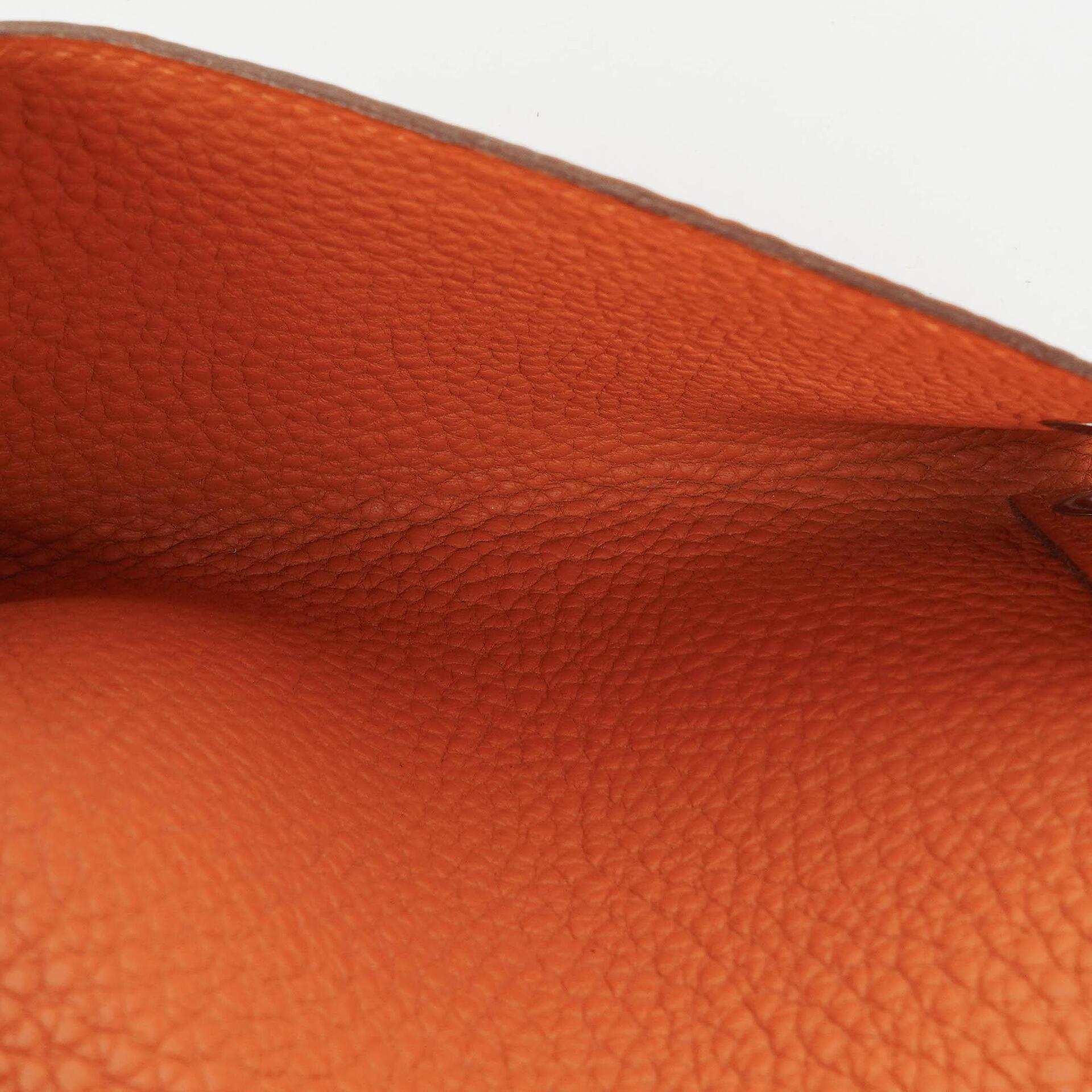 Hermès Mises et Relances Spielkartenhalter aus Clemence-Leder