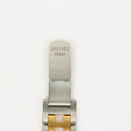 Hermès Clipper 24 mm Quarzuhr aus Edelstahl