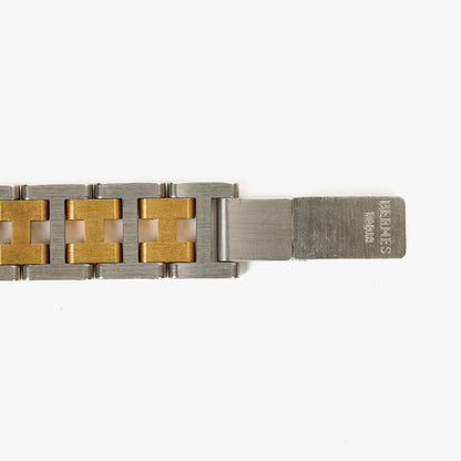 Hermès Clipper 24 mm Quarzuhr aus Edelstahl
