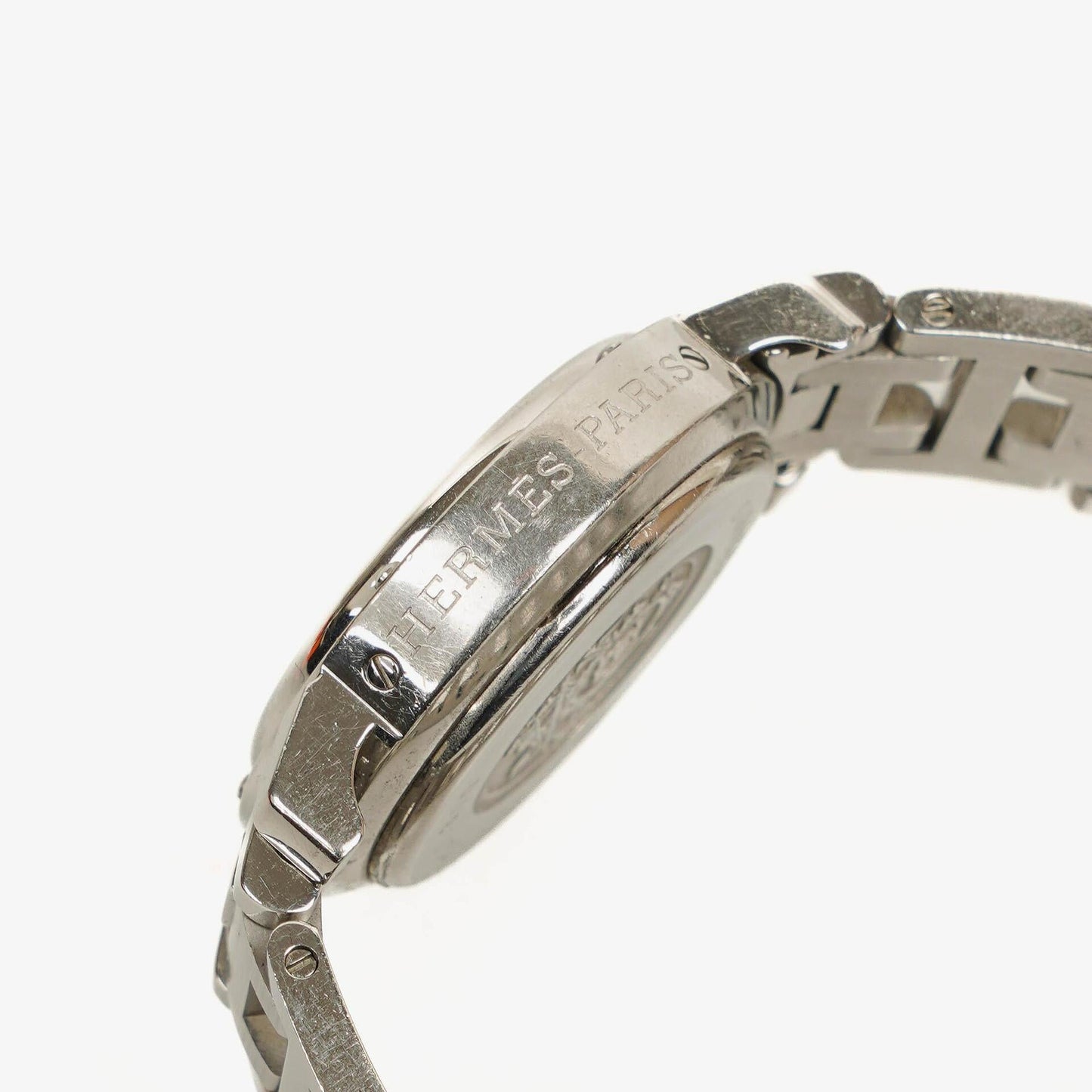 Hermès Clipper Chronograph 31 mm Quarzuhr aus Edelstahl