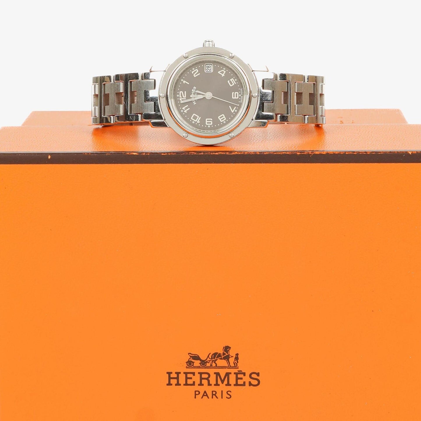 Hermes Clipper Quarzuhr SS CL4.210