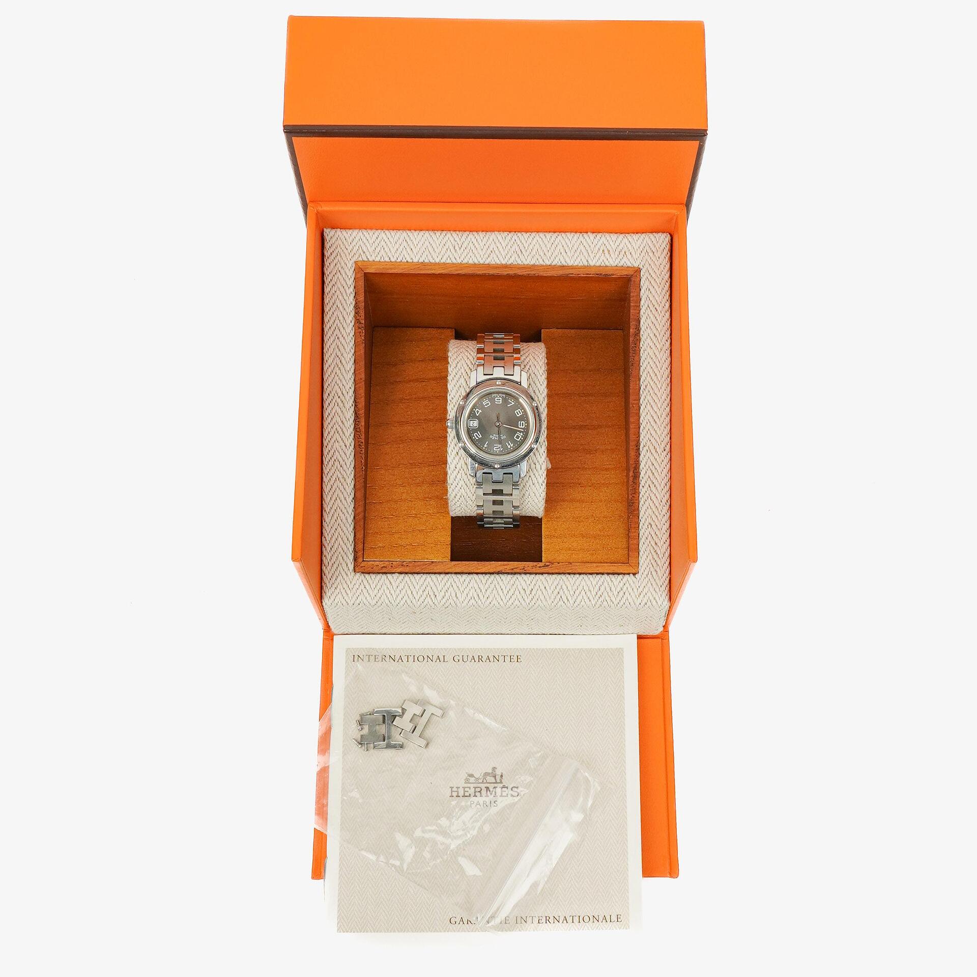 Hermes Clipper Quarzuhr SS CL4.210