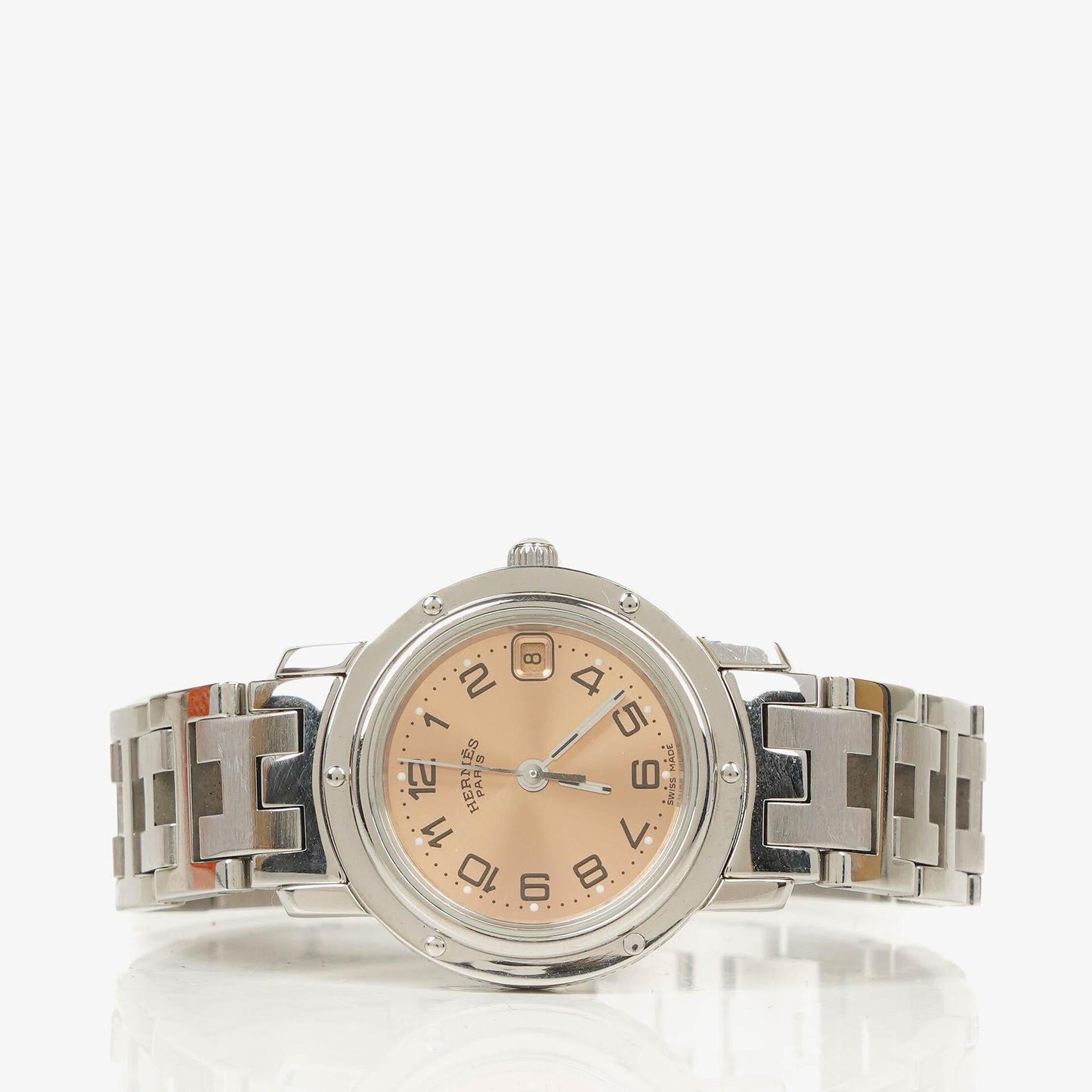 Hermes Clipper Quarzuhr Edelstahl CL4.210