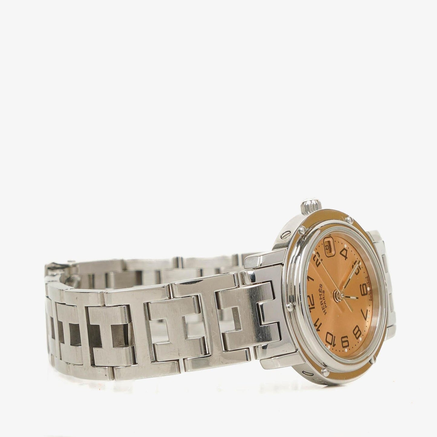 Hermes Clipper Quarzuhr Edelstahl CL4.210
