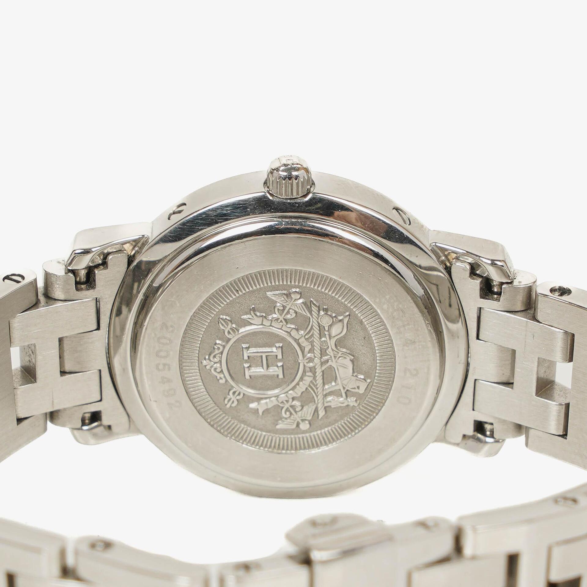 Hermes Clipper Quarzuhr Edelstahl CL4.210