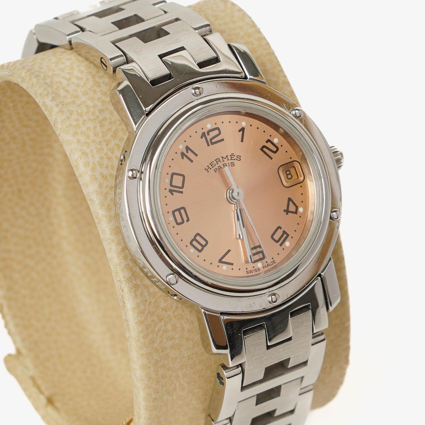 Hermes Clipper Quarzuhr Edelstahl CL4.210