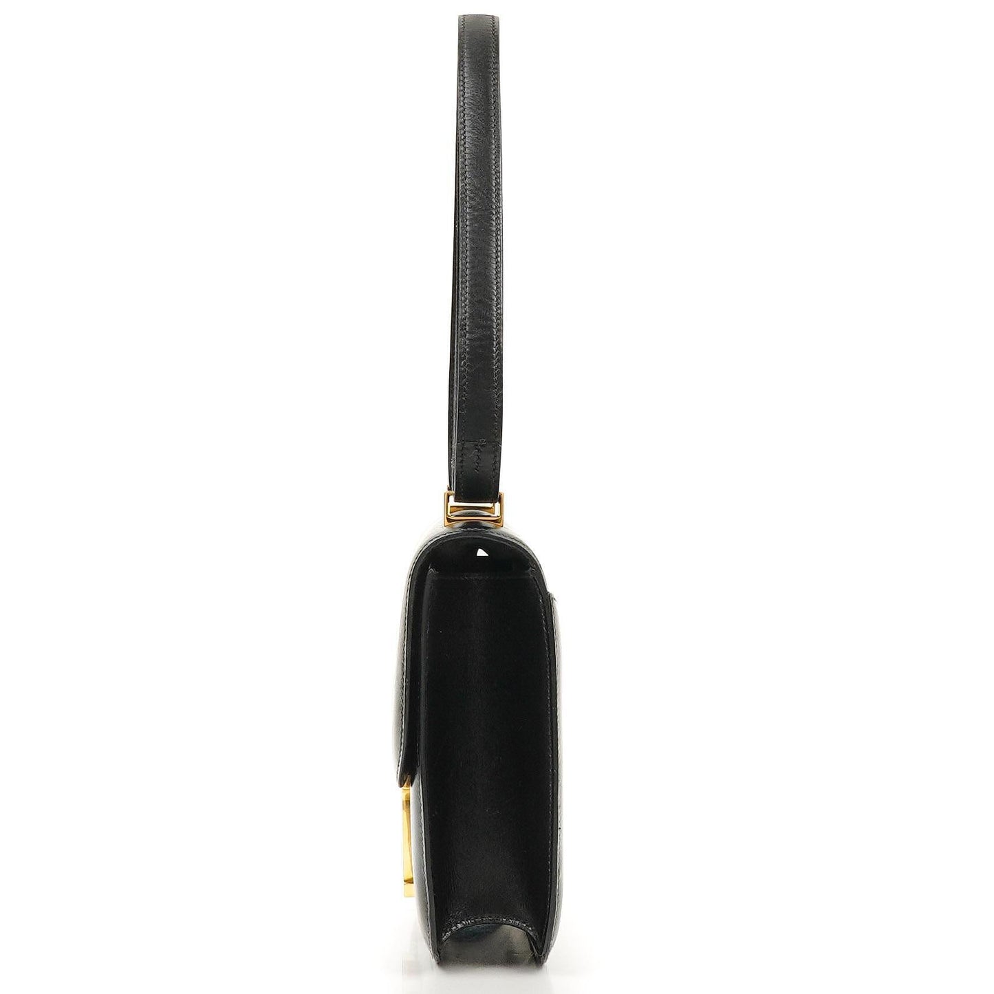 Hermès Constance 23 Vintage Schwarz Box Kalbsleder Mit Gold Hardware, 1979