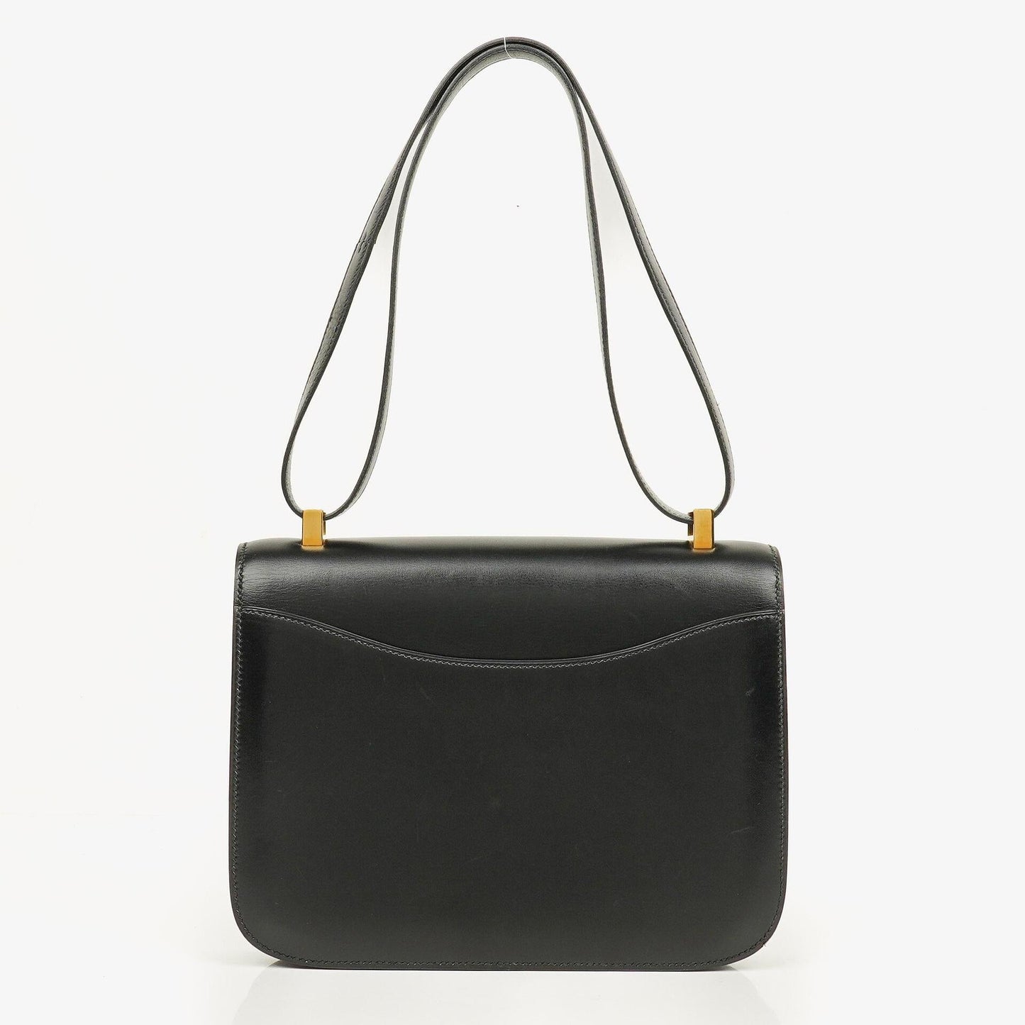 Hermès Constance 23 Vintage in schwarzem Boxcalf mit Goldbeschlägen, 1993