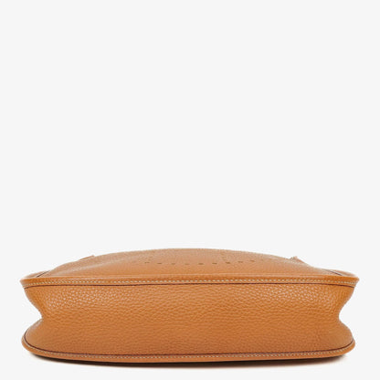 Hermès Evelyne I 29 Schultertasche aus Gold Taurillon Clemence Leder
