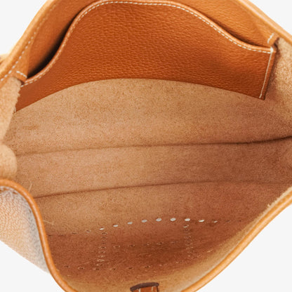 Hermès Evelyne I 29 Schultertasche aus Gold Taurillon Clemence Leder