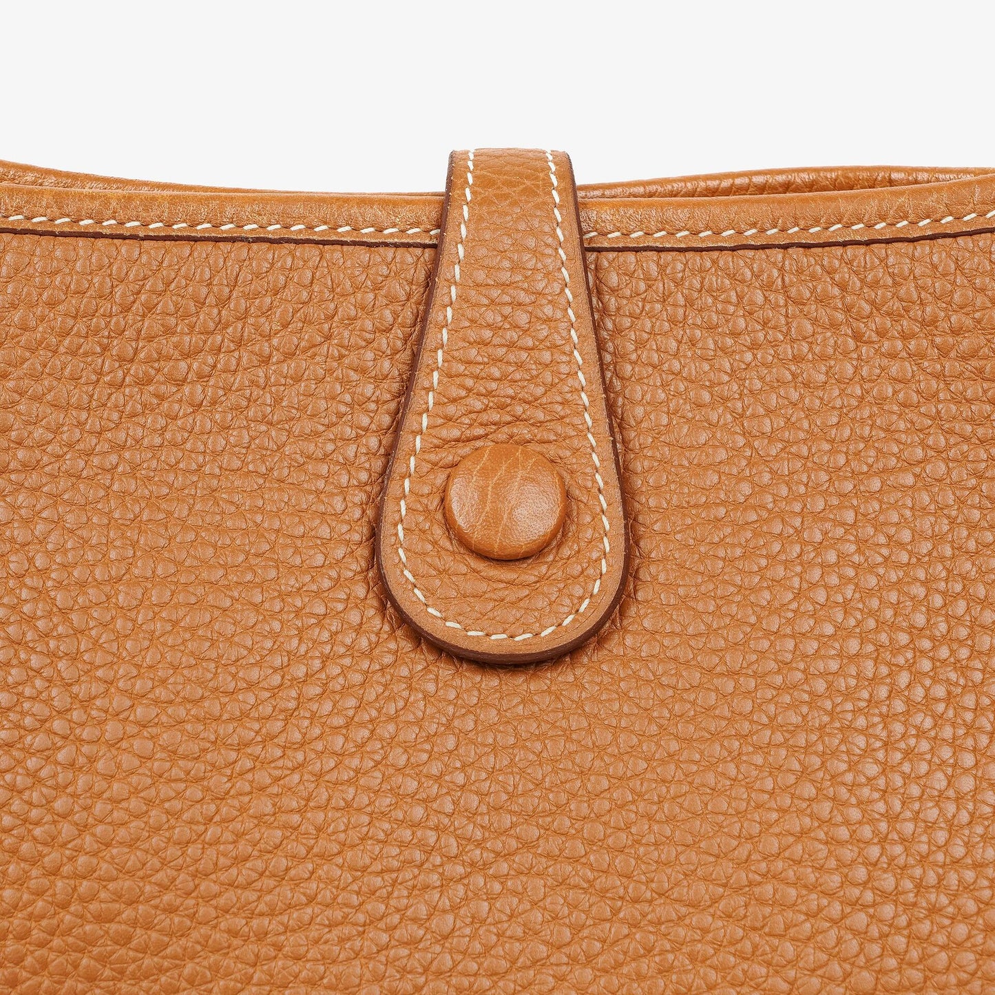 Hermès Evelyne I 29 Schultertasche aus Gold Taurillon Clemence Leder