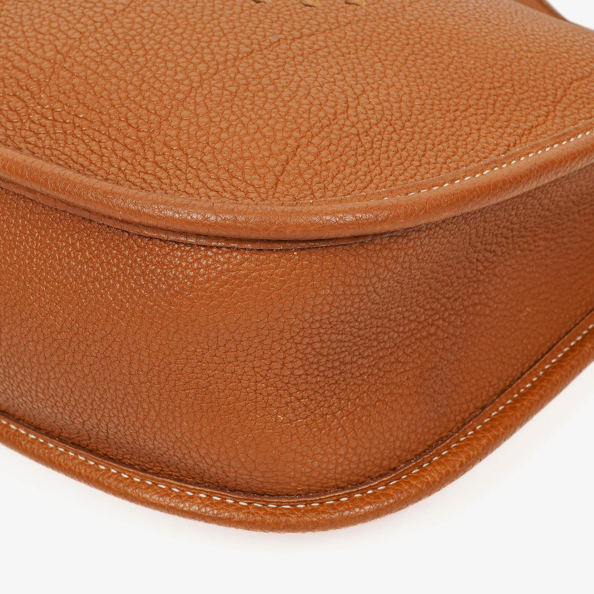 Hermes Evelyne I 29 Gold Taurillon Clemence Leder Schultertasche