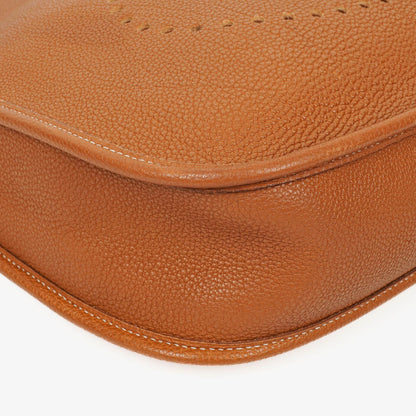 Hermes Evelyne I 29 Gold Taurillon Clemence Leder Schultertasche
