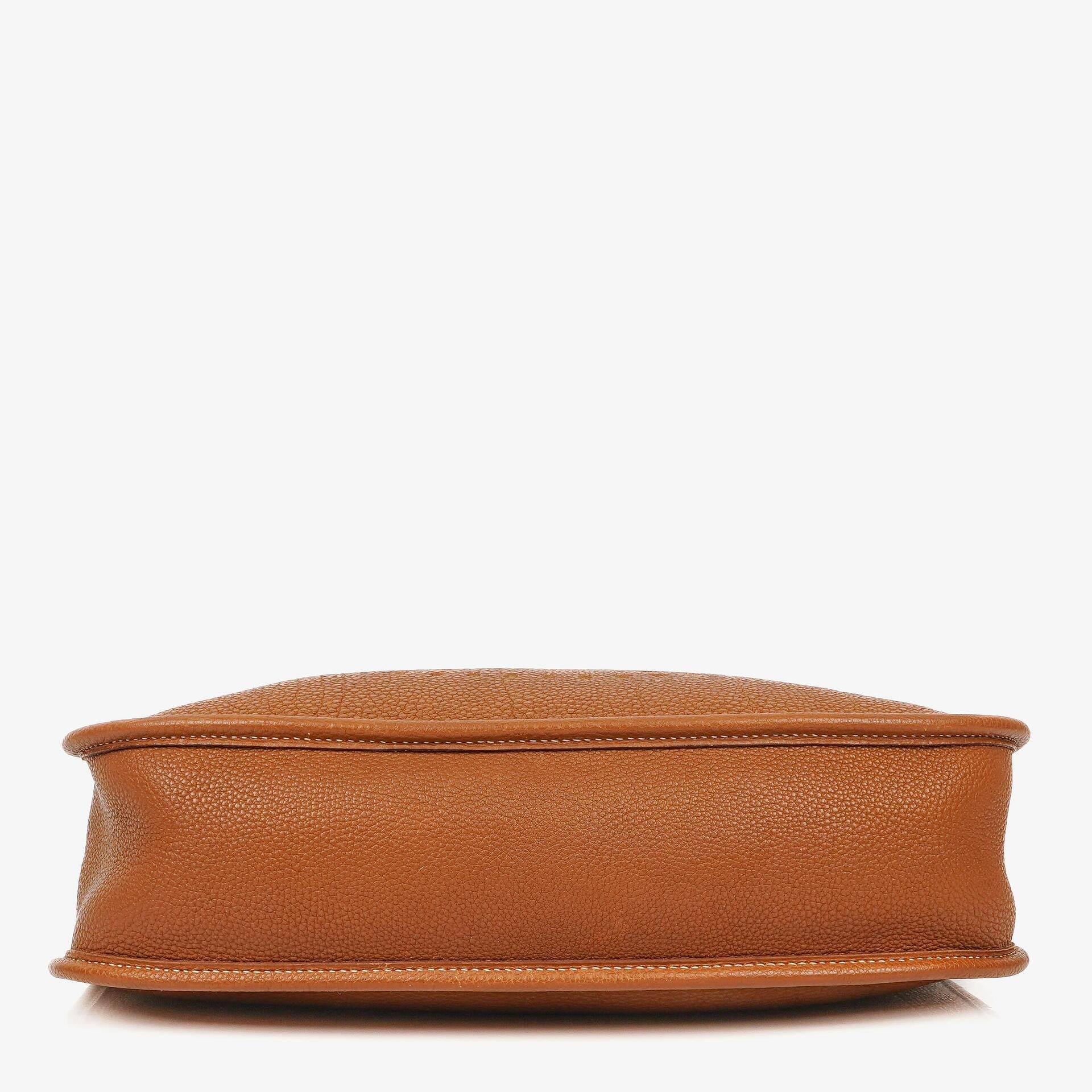 Hermes Evelyne I 29 Gold Taurillon Clemence Leder Schultertasche