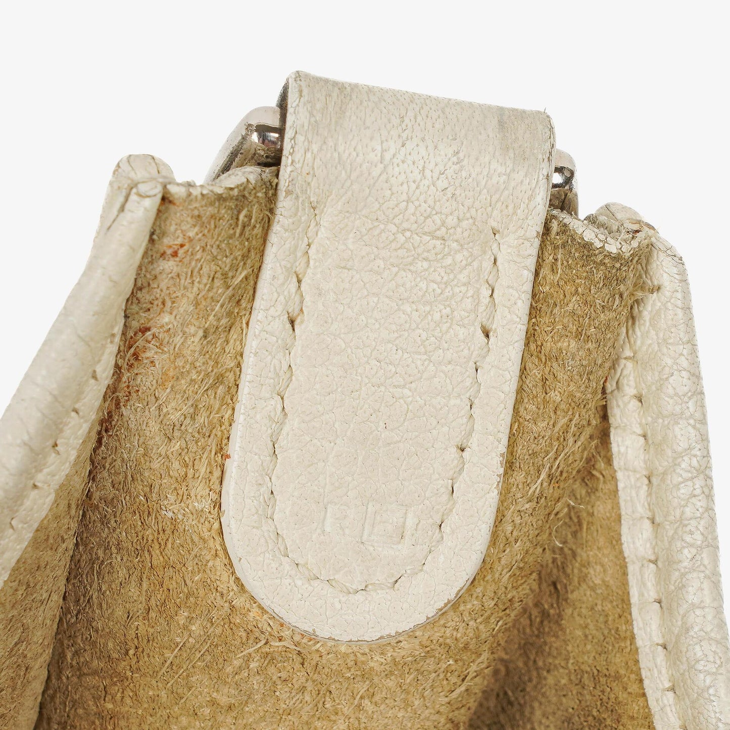 Hermès Evelyne I 30 Schultertasche aus weißem Clemence-Leder
