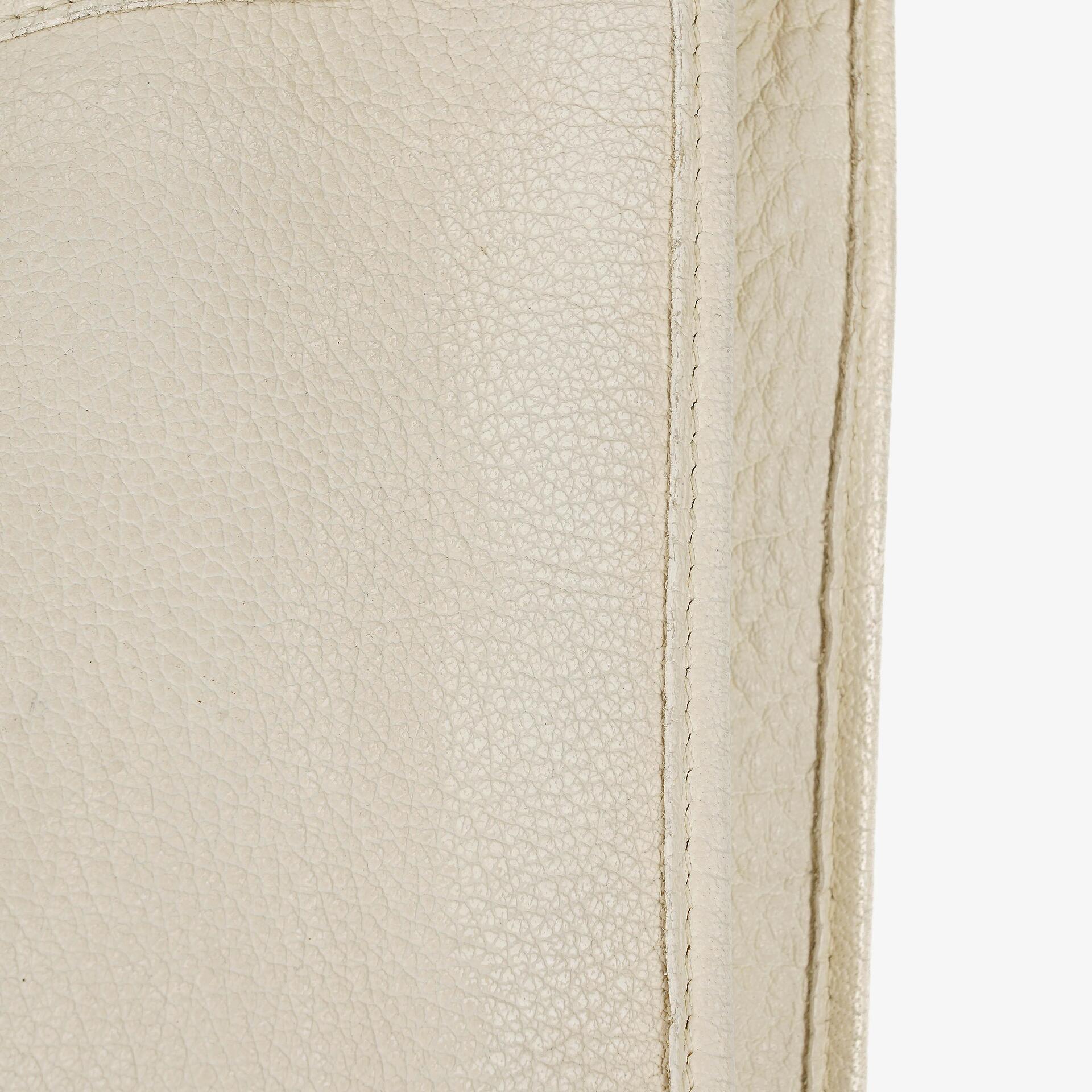 Hermès Evelyne I 30 Schultertasche aus weißem Clemence-Leder