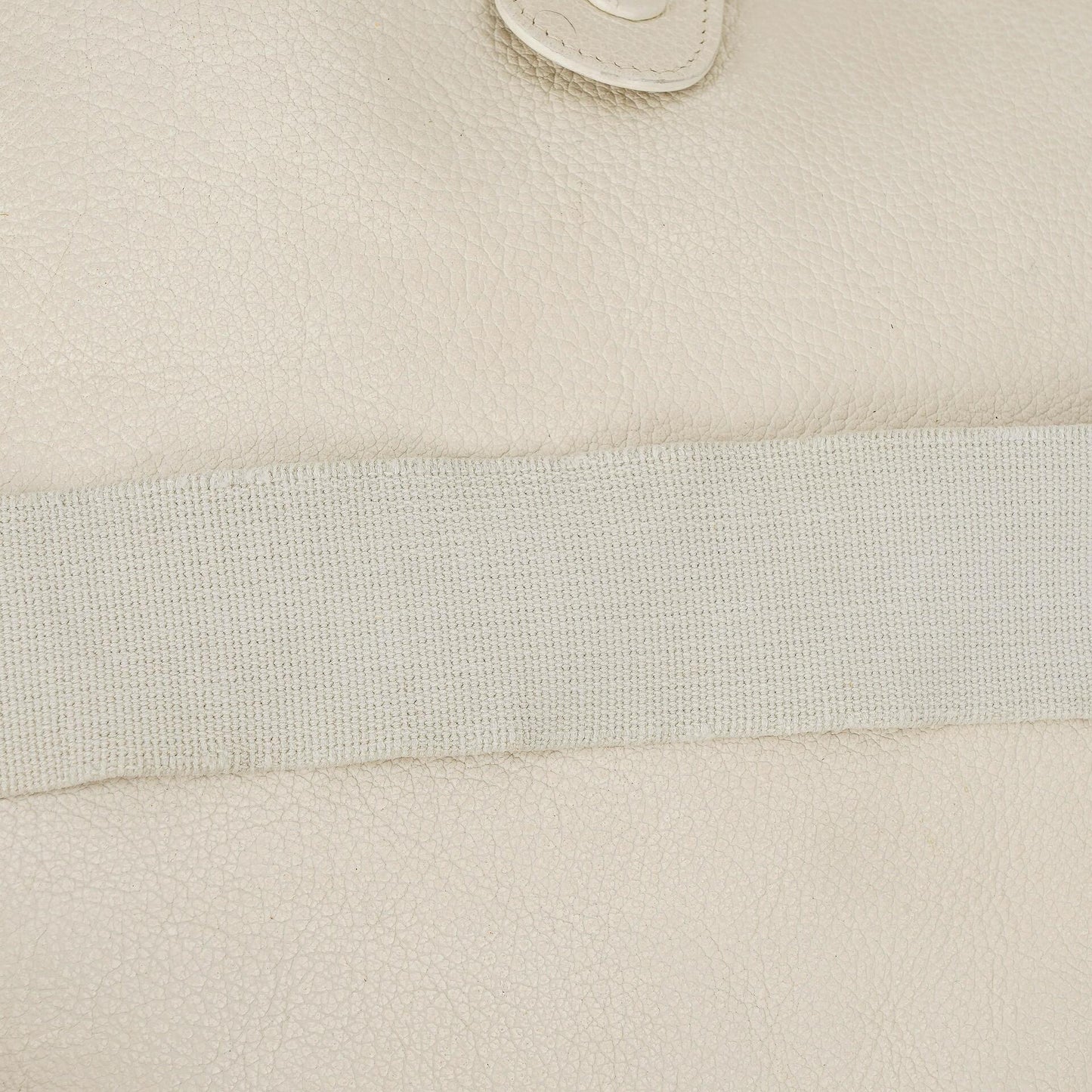 Hermès Evelyne I 30 Schultertasche aus weißem Clemence-Leder